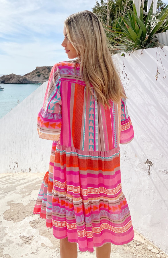 Kelim Tuniek Multicolor Roze – shoparchief, foto 5