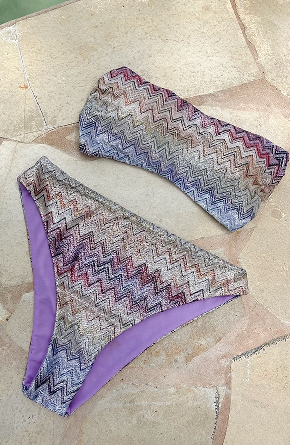 Lurex Zigzag Bikini Broekje – shoparchief, foto 8