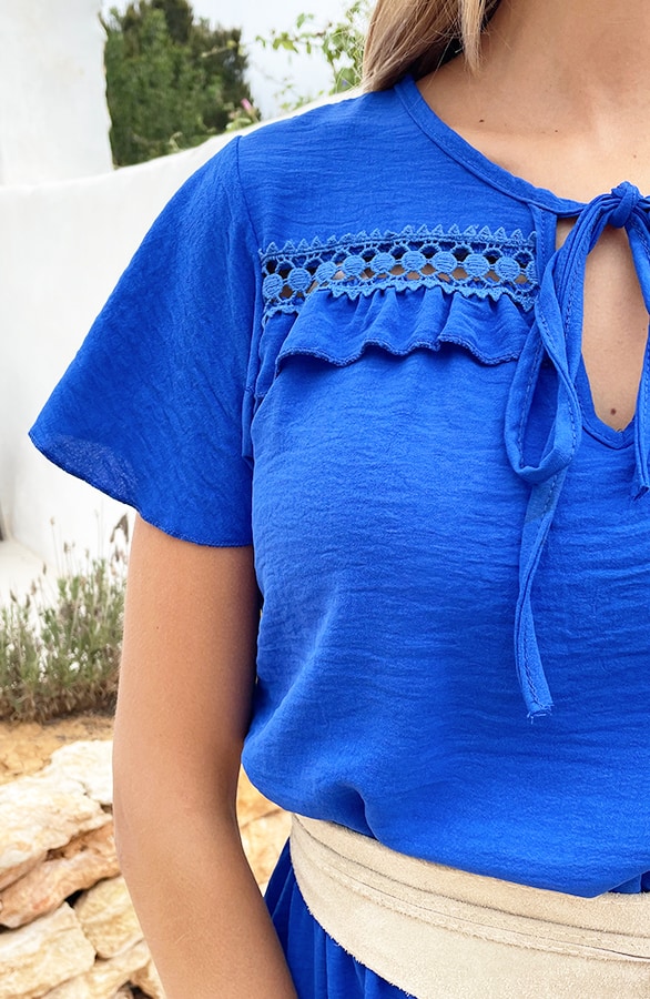 Puglia Dress Kobalt – shoparchief, foto 5