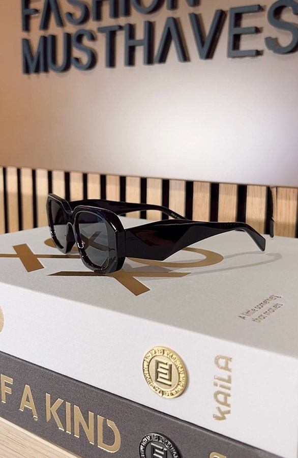 Zonnebril Vintage Black – shoparchief, foto 3