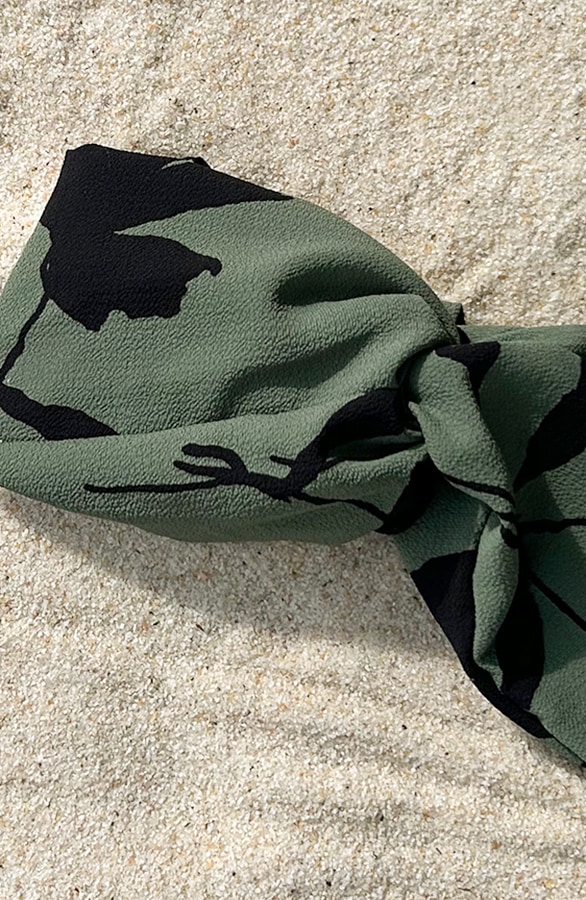 Haarband Print Army Zwart – shoparchief, foto 2