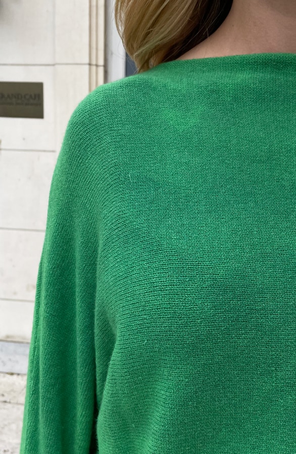 Oversized Soft Trui Green – shoparchief, foto 6