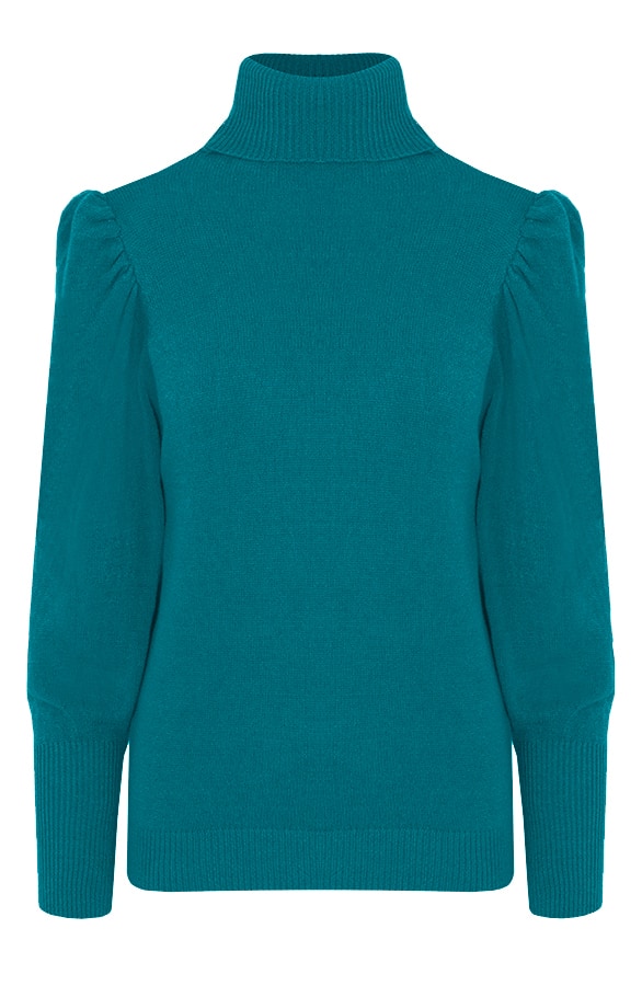 Coltrui Met Pofmouwen Emerald Green – shoparchief