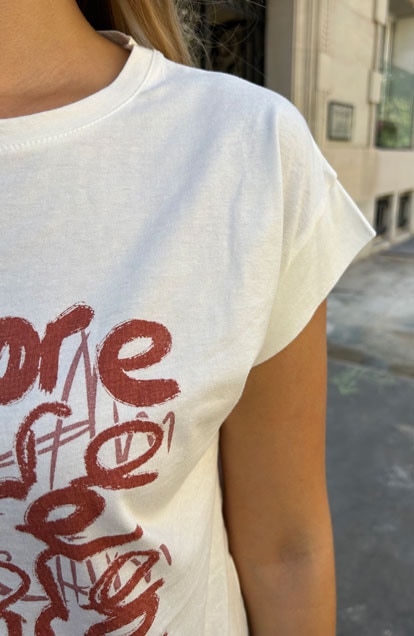 Amore T-Shirt Dust Roze – shoparchief, foto 6