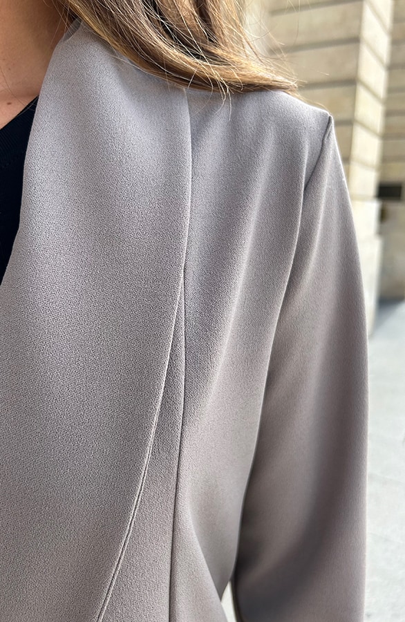 Basic Blazer Taupe – shoparchief, foto 5