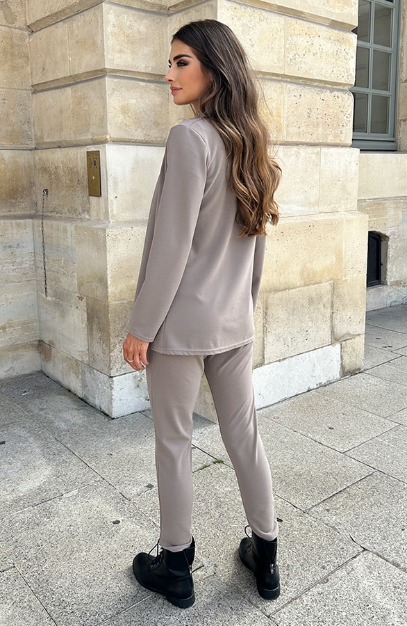 Basic Blazer Taupe – shoparchief, foto 6