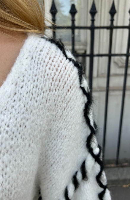 Exclusive Handmade Sweater FMH Ecru – shoparchief, foto 9