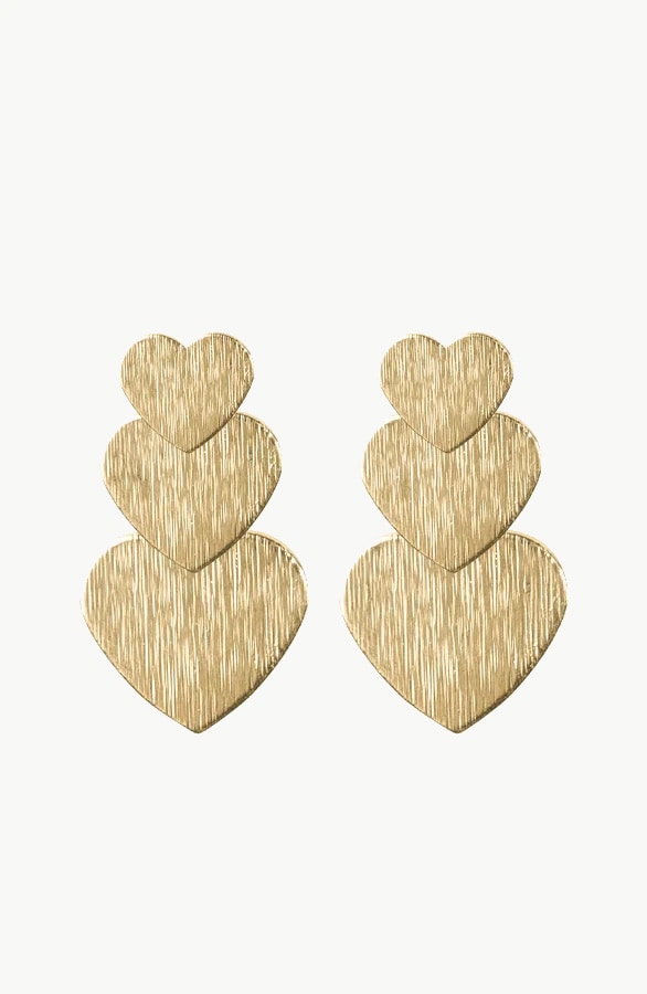 Lovely Hearts Oorbellen Goud – shoparchief