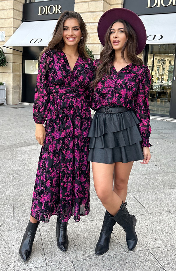 Maxi Jurk Romantic Velvet – shoparchief, foto 3