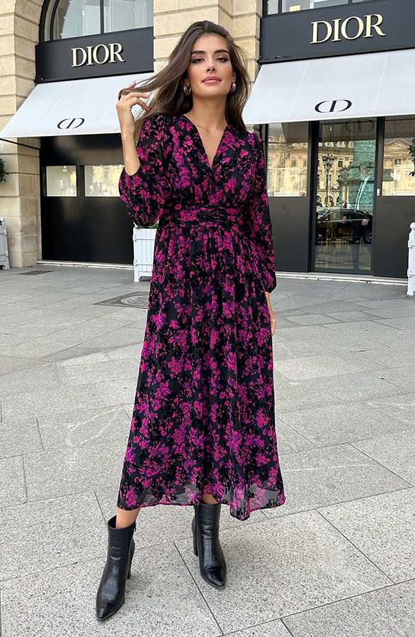 Maxi Jurk Romantic Velvet – shoparchief