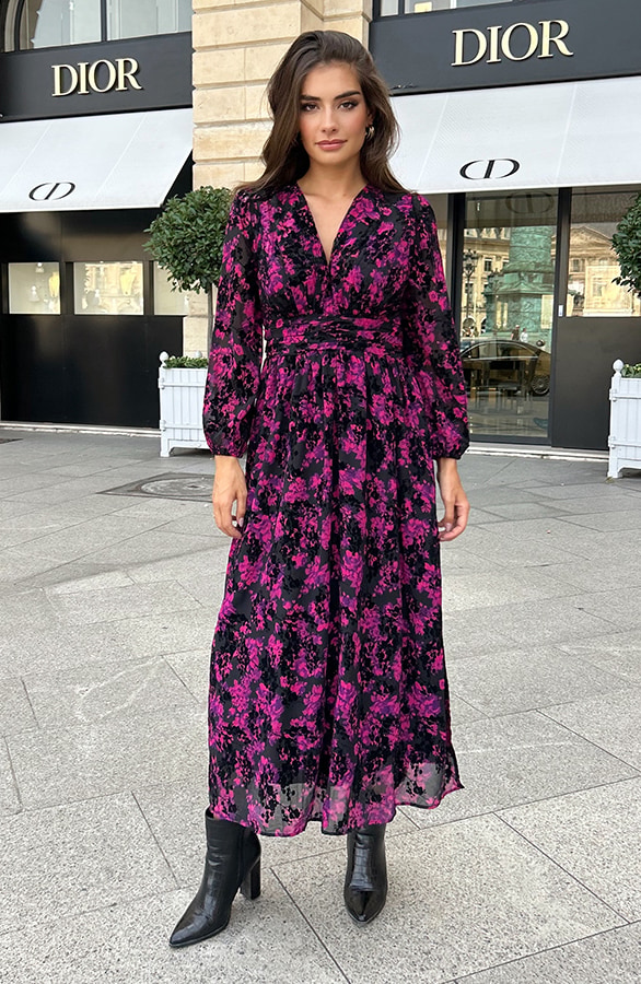 Maxi Jurk Romantic Velvet – shoparchief, foto 5
