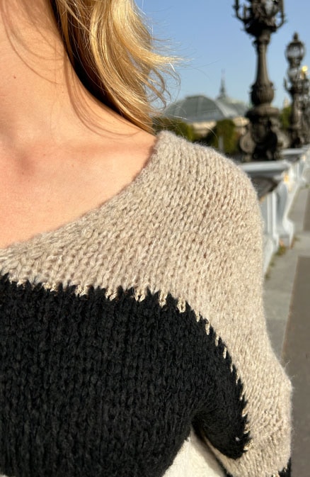 Trui Met Banen Beige – shoparchief, foto 9