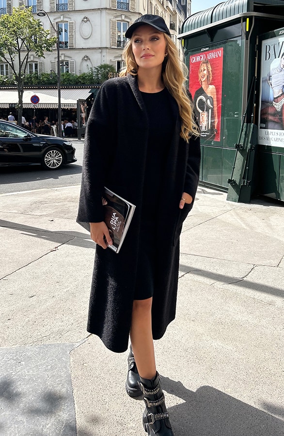 Ultra Soft Coat Classic Zwart – shoparchief, foto 5