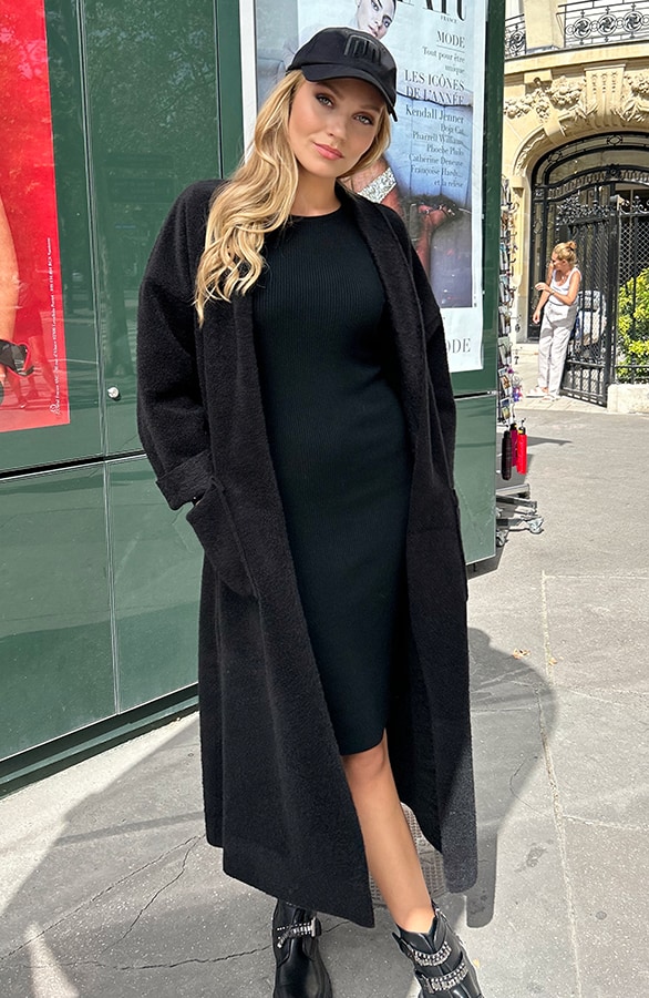 Ultra Soft Coat Classic Zwart – shoparchief, foto 3