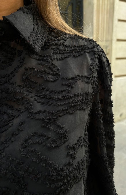 Yves Blouse Zwart – shoparchief, foto 6