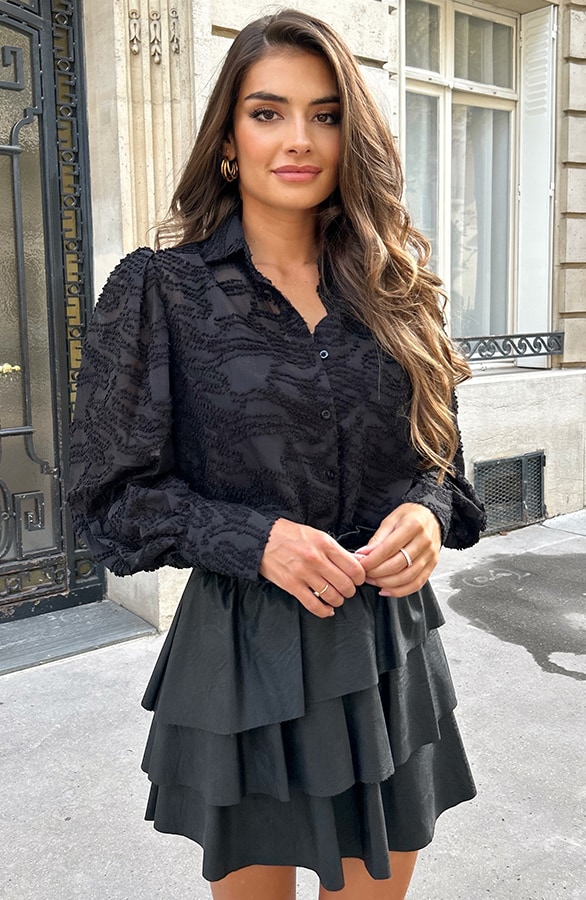 Yves Blouse Zwart 2.0 – shoparchief, foto 4