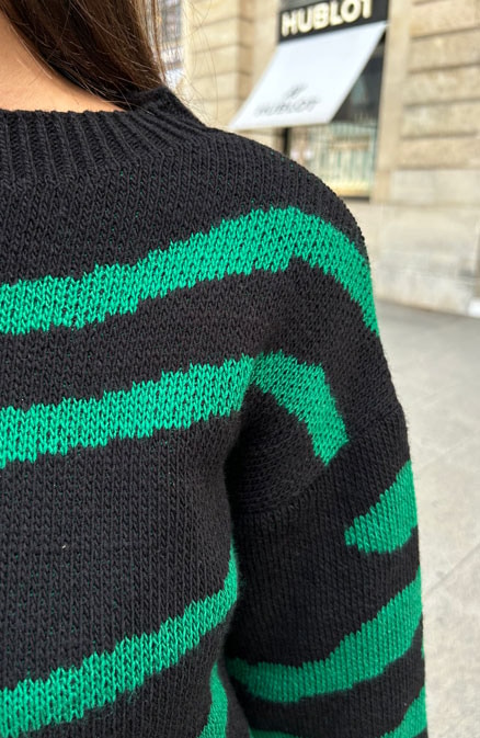 Zebra Trui Bright Green – shoparchief, foto 6