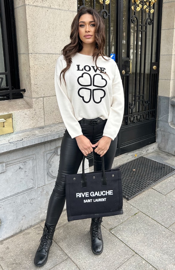 Limited Love Sweater Ecru – shoparchief