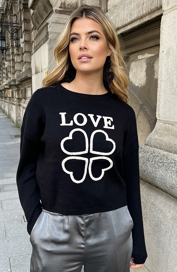 Limited Love Sweater Zwart – shoparchief