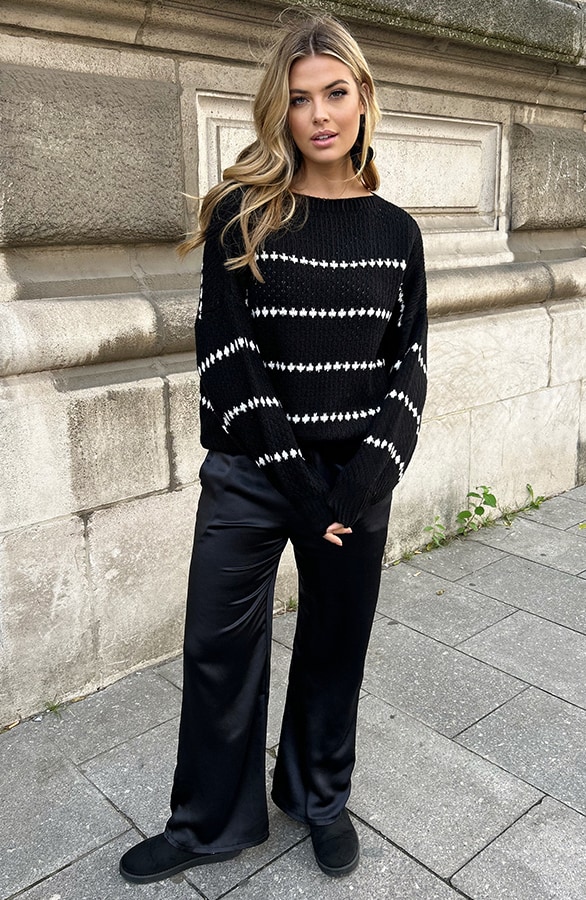 Satijnen Broek Zwart – shoparchief, foto 5