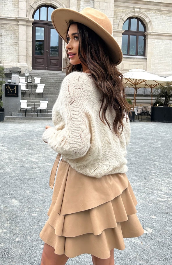 Trui Zigzag Beige – shoparchief, foto 5