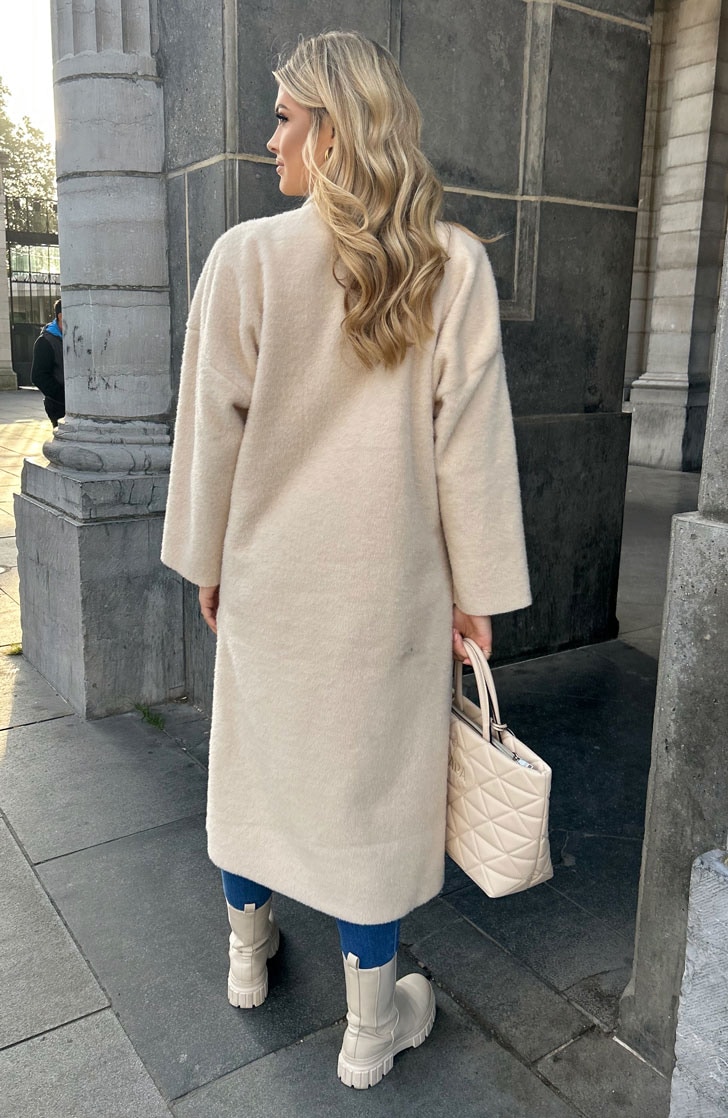 Ultra Soft Coat Classic Ecru – shoparchief, foto 4