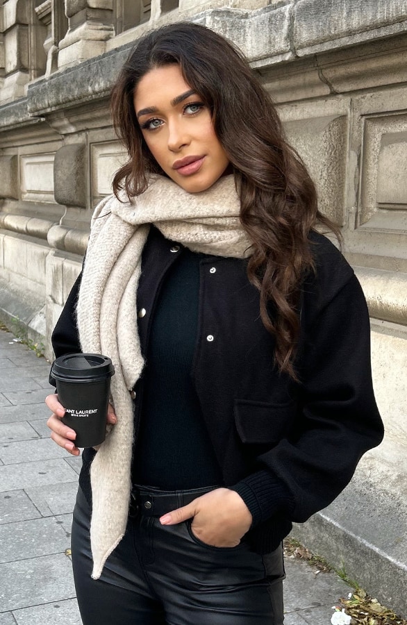 Ultra Soft Sjaal Beige – shoparchief, foto 5