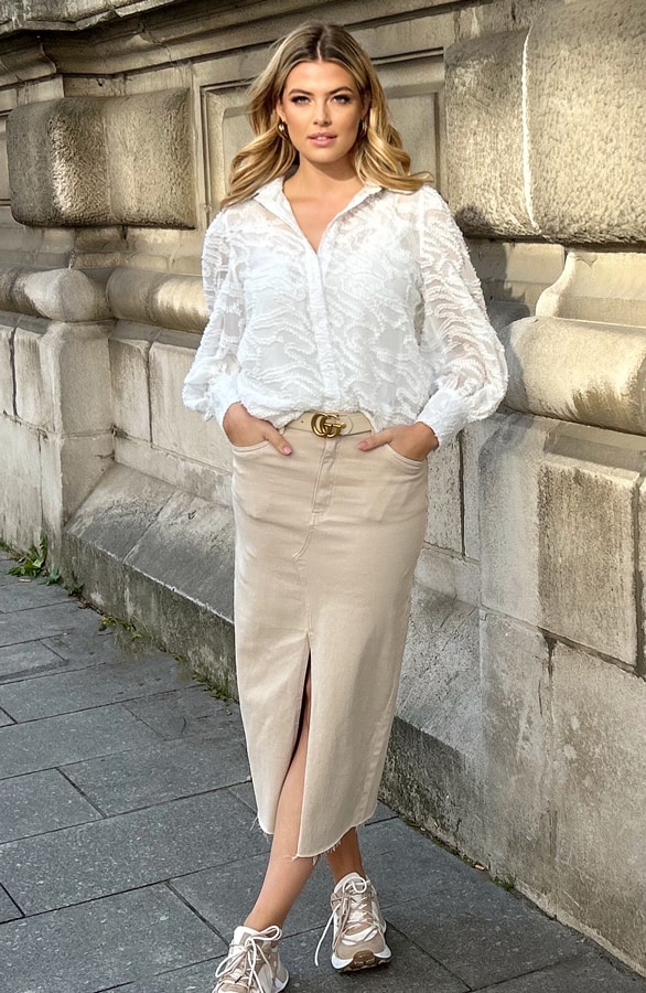 Yves Blouse Ecru – shoparchief, foto 7