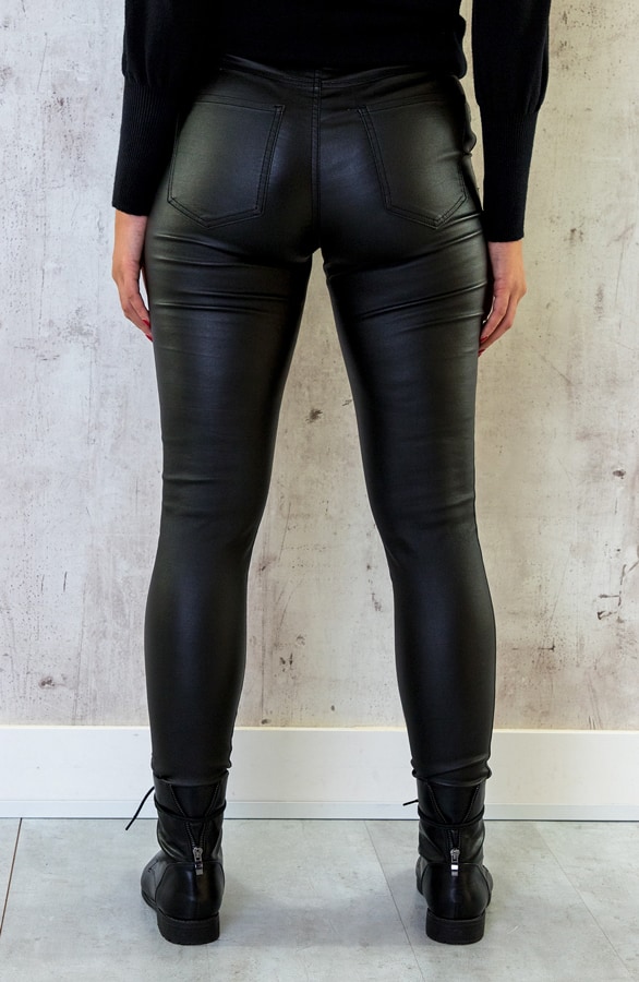 Coating Jeans Knopen Zwart – shoparchief, foto 9