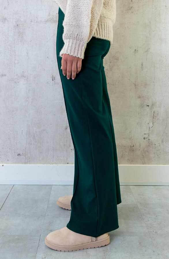Comfy Pantalon Detailed Smaragd – shoparchief, foto 2