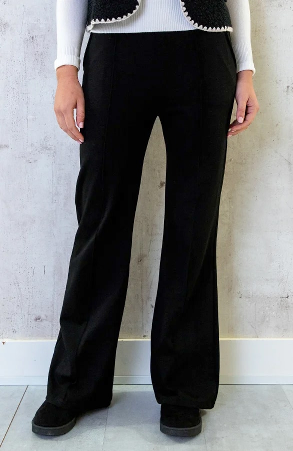 Comfy Pantalon Detailed Zwart – shoparchief