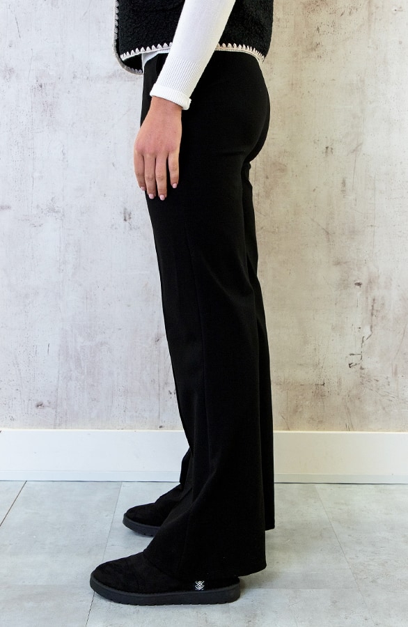 Comfy Pantalon Detailed Zwart – shoparchief, foto 2
