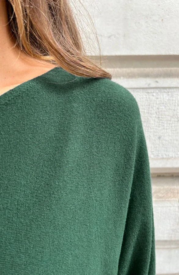 Comfy Trui Lang Smaragd – shoparchief, foto 5