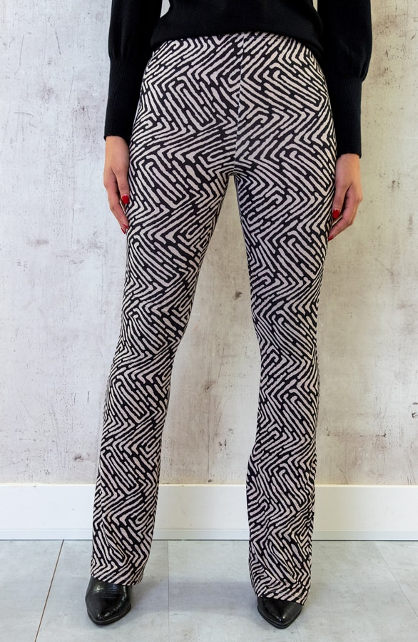 Flared Broek Limited Camel – shoparchief, foto 3