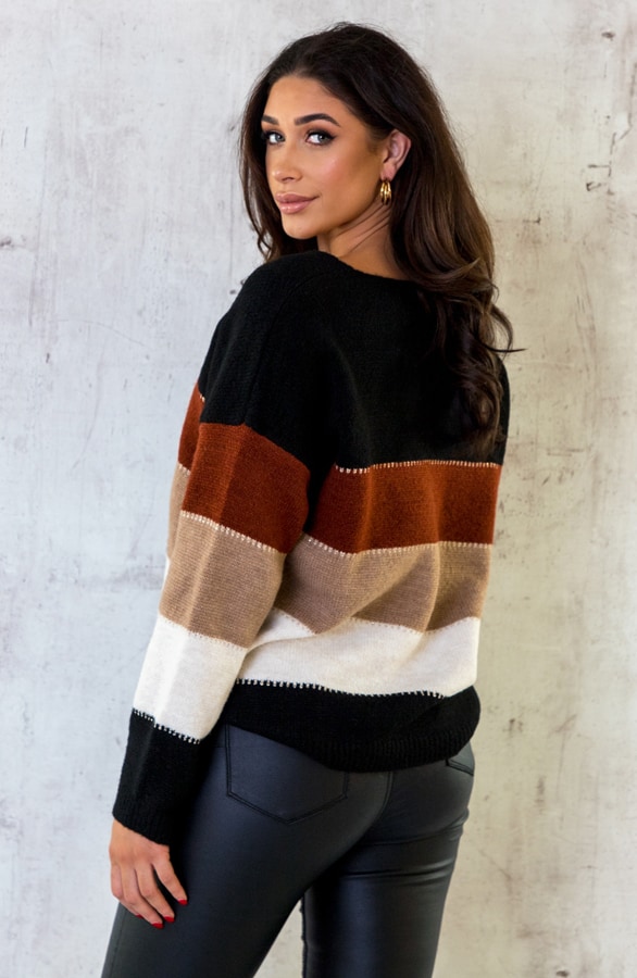 Luxury Banen Trui Camel – shoparchief, foto 2