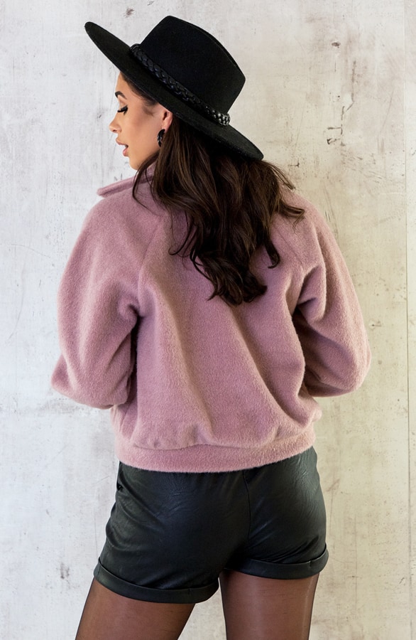 Soft Bomber Jacket Dust Pink – shoparchief, foto 2