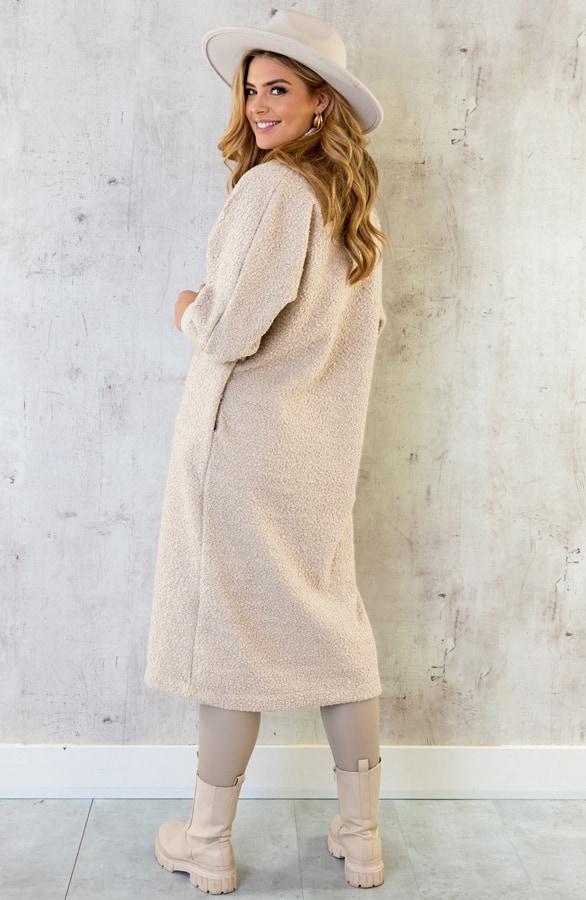 Soft Teddy Vest Lang Beige – shoparchief, foto 2