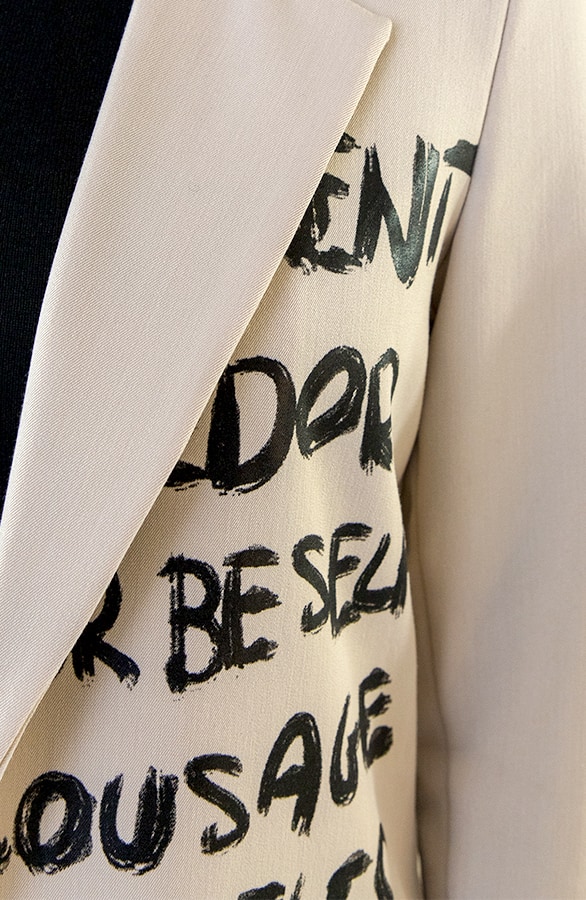 Graffiti Blazer Beige – shoparchief, foto 6