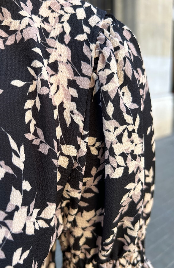 Col Top Leaves Black – shoparchief, foto 5