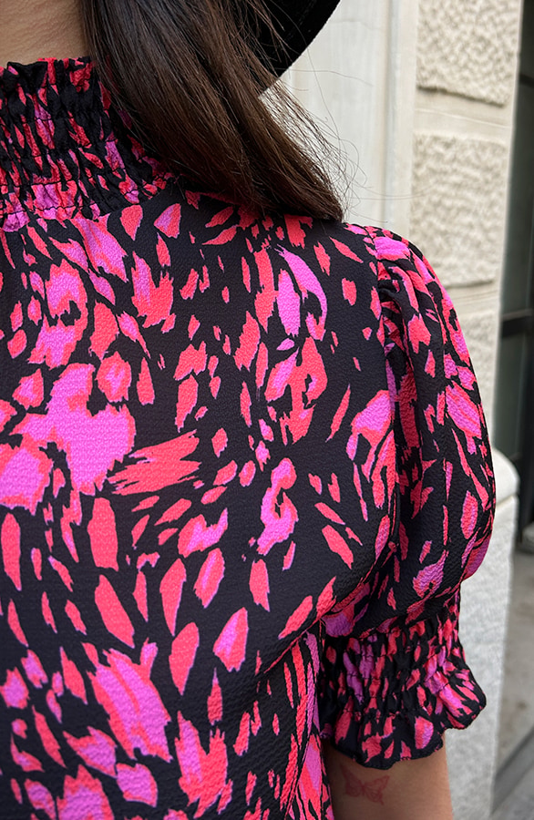 Col Top Print Roze Rood – shoparchief, foto 5