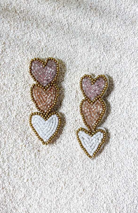 Exclusive Beads Hartjes Oorbellen – shoparchief, foto 2
