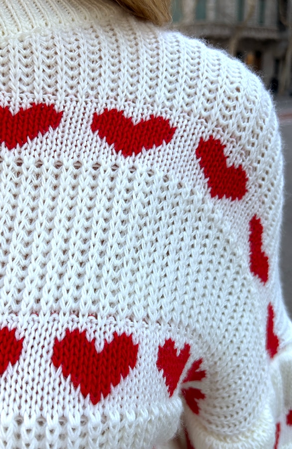 Hartjes Trui Wit Rood – shoparchief, foto 5