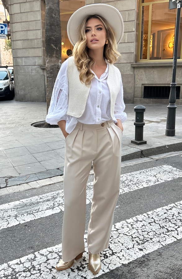 Palazzo Pants Limited Beige 2.0 – shoparchief, foto 5