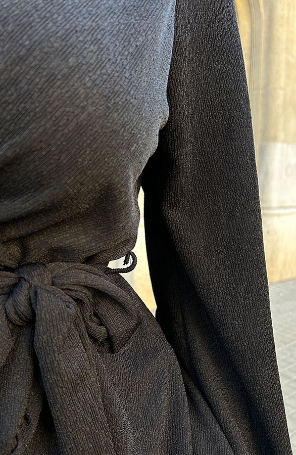 Peplum Top Luxury Black – shoparchief, foto 6