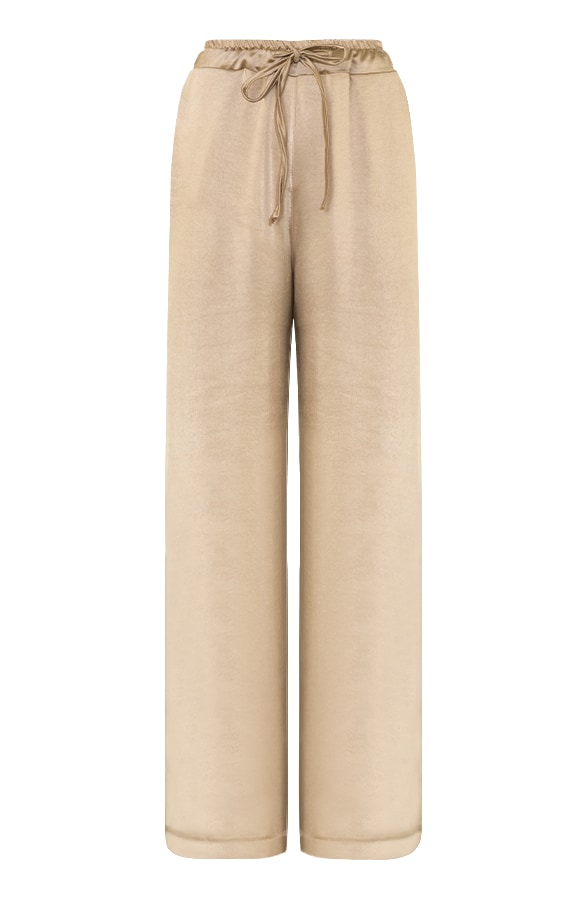 Satijnen Broek Beige – shoparchief