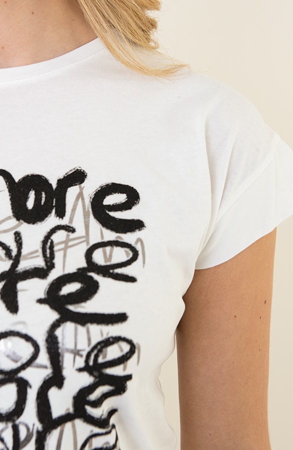 Amore T-Shirt Zwart – shoparchief, foto 11