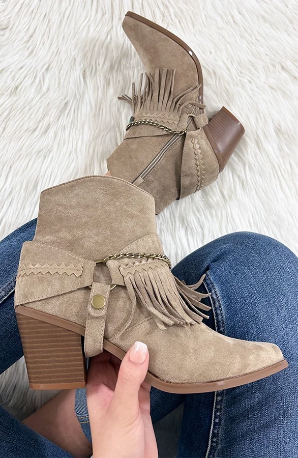 Boho Boots Taupe – shoparchief