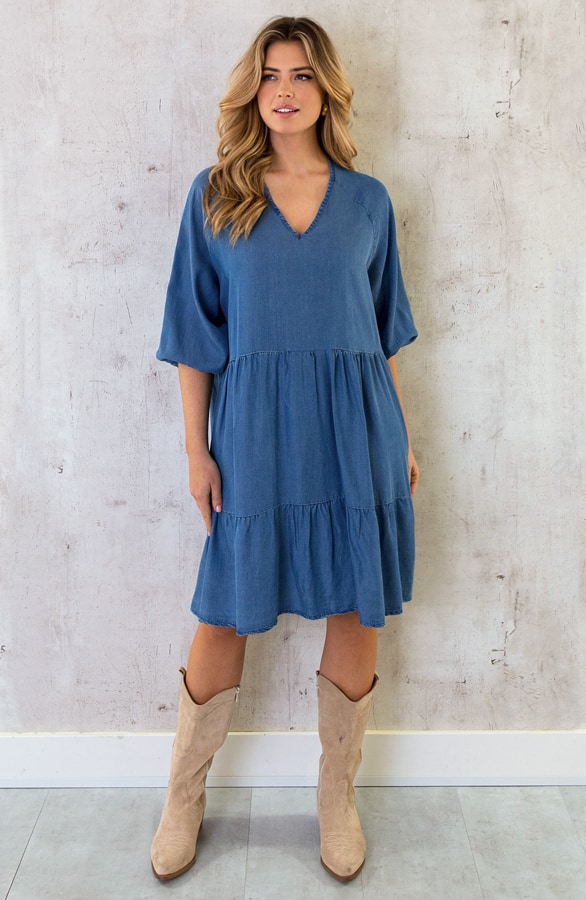 Denim Tunic Dress – shoparchief, foto 5