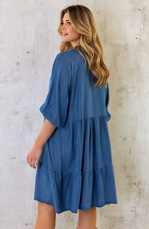 Denim Tunic Dress – shoparchief, foto 7