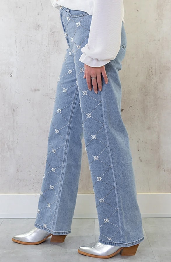 Exclusive Handmade Crystal Jeans – shoparchief, foto 2
